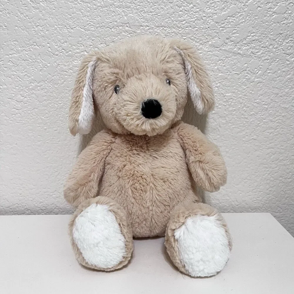 Carter's Golden Retriever Tan White Puppy Dog Lovey Plush 10” Stuffed Animal